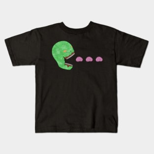 Halloween Pac-Man Zombie Kids T-Shirt